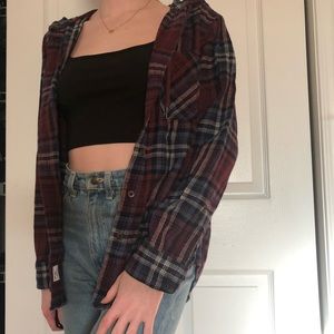 Garage Hooded Flannel Shirt